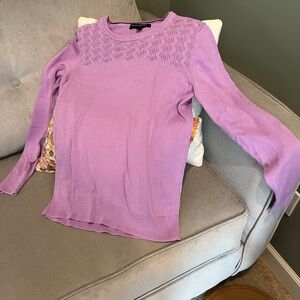 Banana Republic Lavender Crew Neck Sweater